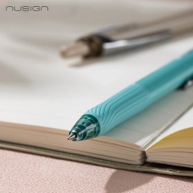 Resim Nusign Nusıgn 0.7 mm Jel Kalem Mavi Mürekkep Ergonomik Yazım Kalemi 