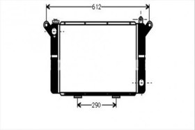 Resim KALE 0501143PS-SU RADYATÖRÜ R12 TL-TX-STW-TOROS 475X304X42 SÜPER 3 SIRA PS SİSTEM 