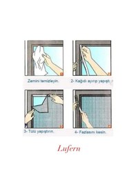 Resim 5 Adet Ayarlanabilir Sineklik Cırt Bantlı Yapışkanlı Pratik Pencere Cam Kapı 0,75 Cmx1,25 Cm 4 Mt 