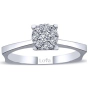 Resim Lova 0,80 Karat Tektaş Görünümlü Pırlanta Yüzük - 1070111 