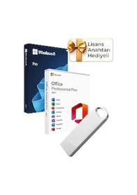 Resim Windows 11 + Office 2021 Pro Plus Kurulum Dosyalı Usb Bellek 64gb Lisans Anahtarı li 