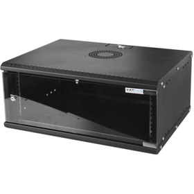 Resim VATPAN 4u 19" 600 mm Duvar Tipi Rack Kabinet 