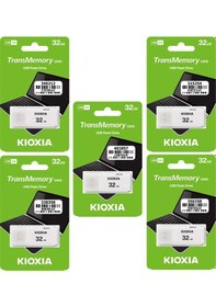 Resim Kioxia Transmemory 32 Gb U202 Usb 2.0 Flash Bellek 5 Adet 
