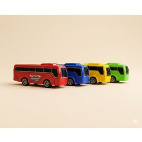 Resim GÜVEN DTM Oyuncak Otobüs Seti 4lü Bus Set Collection 