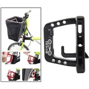 Resim Dolıty Için Katlanır Bisiklet Ön Taşıyıcı Blok Siyah Siyah 