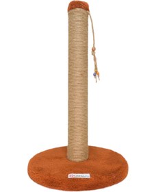Resim Saule Yuvarlak Taban Kedi Tırmalama Tahtası 52cm Kiremit 