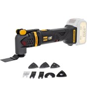 Resim CAT DX41B 18Volt Kömürsüz Profesyonel Çok Amaçlı Devir Ayarlı Raspalama+14 Adet Aksesuar (Akü Dahil Değildir) 