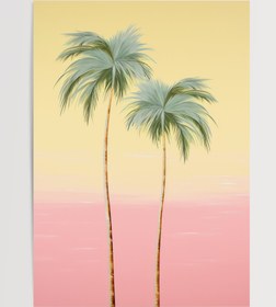 Resim Yaz Palmiye Ağacı - 15x21 cm 