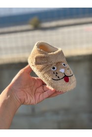 Resim Bold Boutique Sevimli Figürlü Çocuk Panduf , Çocuk Kreş Ayakkabısı 