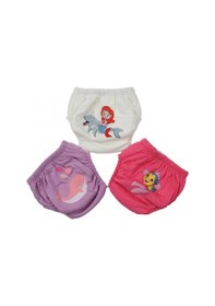 Resim Kız Bebek Çocuk Desenli Sevimli 3 Lü Alıştırma Külodu Bebek Bezi Sızdırmaz 