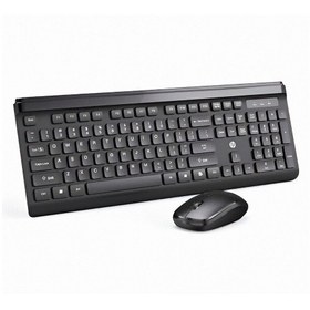 Resim HP CS500 Kablosuz Klavye Mouse 2,4G kablosuz Tak Çalıştır Şık Tasarım Türkçe Q Klavye Siyah 