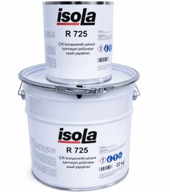 Resim İsola R725 25kg Iki Bileşenli Poliüretan Esaslı Yapıştırıcısı Pu Bazlı Çift Komponentli Tutkalı 