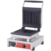 Resim Işıkgaz Silver Endüstriyel Elektrikli Kare Waffle Makinesi - 2 Li 