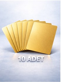 Resim Rfgate Nfc Kart Dijital Kartvizit Ntag215 Gold - 10 Adet 