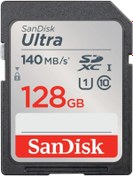 Resim Sandisk Ultra 128gb 140mb/s Sdhc/sdxc Class 10 Uhs-ı Hafıza Kartı Sdsdunb-128g-gn6ın 