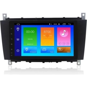 Resim Navimex Mercedes W204 Android 10 Uyumlu Navigasyon Multimedya Ekran Oem Teyp Nav-9981 