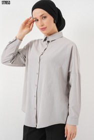 Resim 103901 Oversize Basic Tesettür Gömlek AGri 