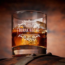 Resim Hediyelik Premium İsimli Viski Bardağı 