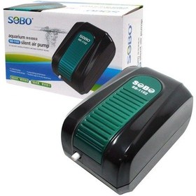 Resim Sobo Tek Çıkışlı Akvaryum Hava Motoru Sb-1102 3.5w. 4lt/Dak. 