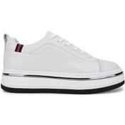 Resim Tamer Tanca Erkek Hakiki Deri Beyaz Sneakers & Spor Ayakkabı 381 21624 Erk Ayk Y25 Beyaz Dr/met Beyaz 