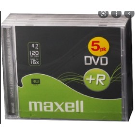 Resim Maxell Dvd+r 4,7gb 5li 