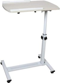 Resim Hodbehod Koltuk Kenarı Yükseklik ve Eğim Ayarlı Tekerlekli Laptop Sehpası Bilgisayar Masası 