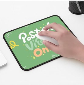 Resim Vibes Only Tasarımlı 33x28 Cm Mousepad Kaymaz Taban Rahat Konforlu Mouse Pad 