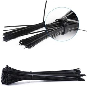 Resim STOREMAX Siyah 25cm Kablo Bağı Plastik Kelepçe Toplayıcı-100 Adet 1174223 