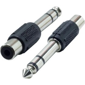 Resim 6.3 mm Stereo Erkek / 1 Tos Dişi Çevirici Jack (4887) 
