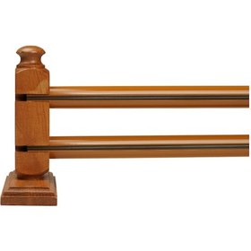 Resim Cenova S Pile Ve Perde Düğmesi Uyumlu Çetray Çift Raylı Modern Ahşap Rustik Meşe 350 Cm Meşe 