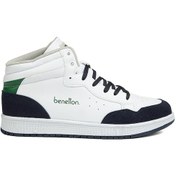 Resim Benetton Bn-30869 - 3471 Beyaz Lacivert - Erkek Spor Ayakkabı 001 