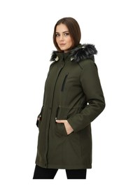 Resim Baglan Kadın Kapüşonlu İçi Peluş Mont Bgl-st05029 Haki 