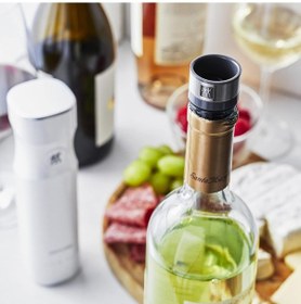 Resim Zwilling Fresh & Save Vakumlu Şarap Tıpası Seti, 3 Parça, Gri 