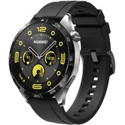 Resim Huawei GT4 22mm Uyumlu CLO- KRD-95 Silikon Kordon-Siyah 