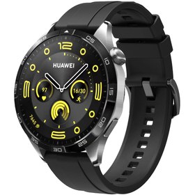 Resim Huawei GT4 22mm Uyumlu CLO- KRD-95 Silikon Kordon-Siyah 