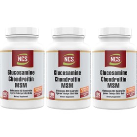 Resim Ncs Glucosamine Chondroitin Msm 180 Tablet 3 Adet 