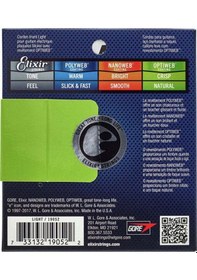 Resim Elixir Optiweb Light Elektro Gitar Teli 10-46 