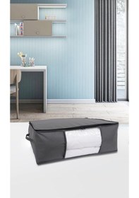 Resim Vedsey 5'li 50x70x25 Pencereli Siyah Baza Altı Düzenleyici Hurç Siyah 