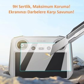 Resim RC / RC2 Kumanda Cam Ekran Koruyucu (DJI Mini 5/4 / 3 Pro, Pro, Mavic 3, Mavic 3 Pro, Air 2S, Air 3, Neo Uyumlu) 