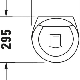 Resim Duravit - Starck 1 Kapaklı Pisuvar Kapak Dahil Outlet - 08353200A1- 