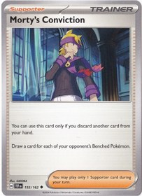 Resim Morty's Conviction 155/162 - Temporal Forces - Pokemon Kartı Mint 
