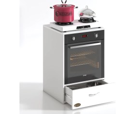 Resim Kenzlife ankastre modülü kabini argon byz fırın ocak dolabı çekmeceli sabit tabla 