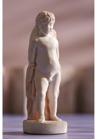 Resim Eros Cam Granüllü Mermerit Heykel Küçük Boy 
