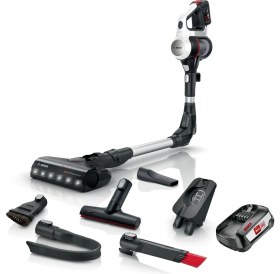 Resim Bosch BCS711XXL Unlimited 7 Kablosuz Dikey Süpürge Çift Batarya Esnek Gövde & LED Başlık) 