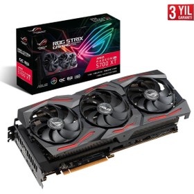 Resim ASUS Rog Strix Radeon Rx 5700 Xt Oc 8 Gb 256 Bit Ekran Kartı 