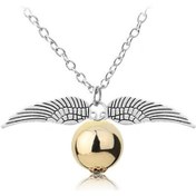 Resim Müstesna Jwl Harry Potter Snitch Kolye Gümüş-Bronz Renklerinde 