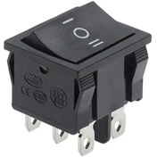Resim Ic-130 Orta Boy Işıksız On-off-on Anahtar 6p 