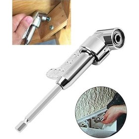 Resim Köşe Vidalama Açılı Matkap Adaptörü Dar Alan Vidalama Matkap Ucu 