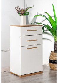 Resim Eva Şifonyer 2 Çekmeceli - Beyaz 