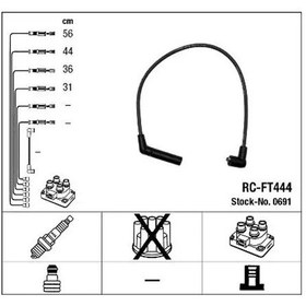 Resim Hyundai Accent 1 Buji Kablosu 1.3 1997-2000 G4dh G4eh Ngk 0691 